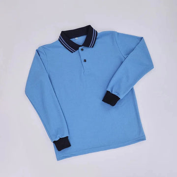 تيشيرت مدارس اطفالي لبني من اتش دي